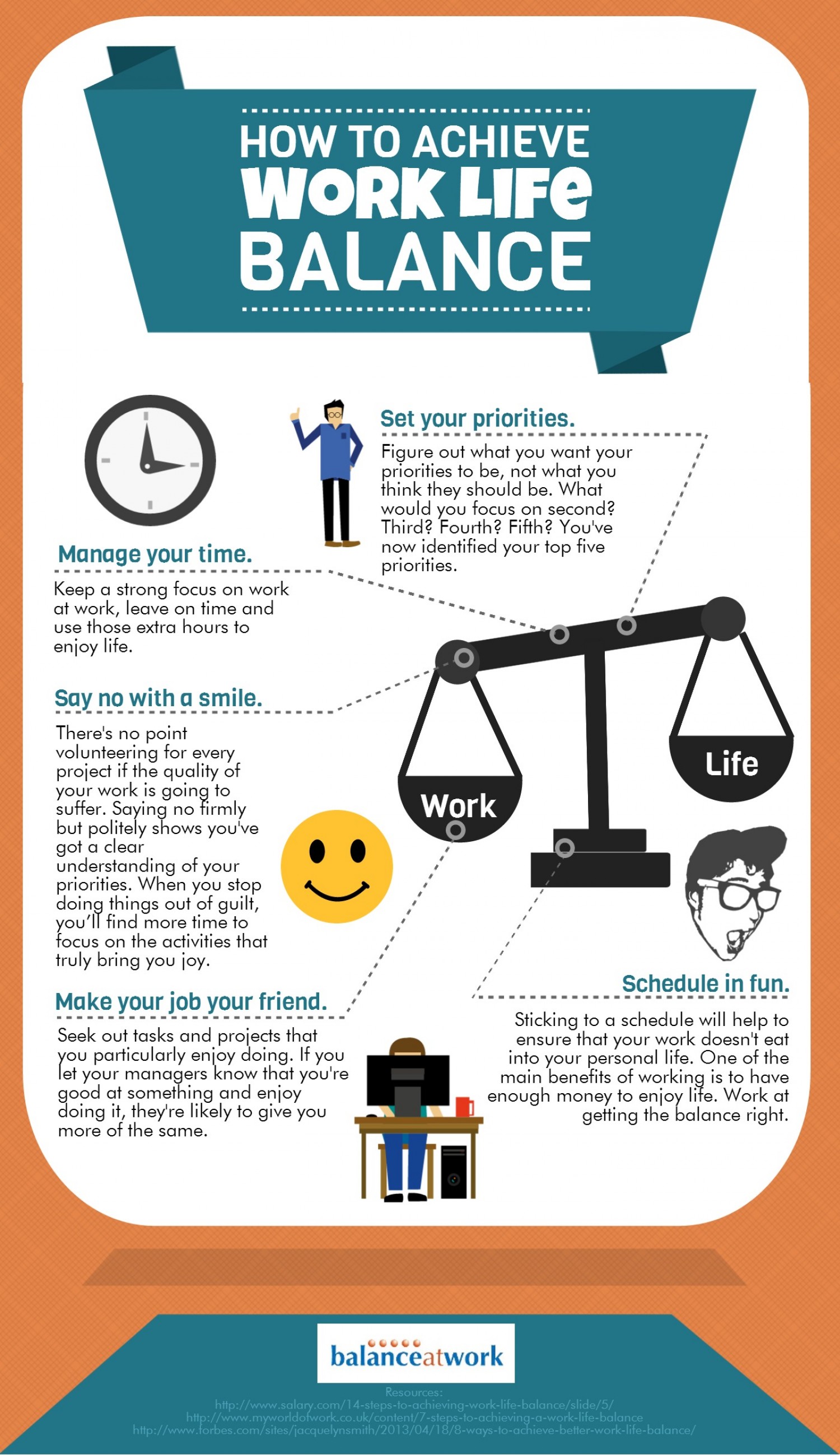 How to get a great work life balance [INFOGRAPHIC] National Trade